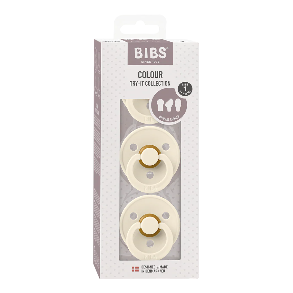New Baby Pacifiers Try-It Collection 3 Pack - Ivory - Image 5